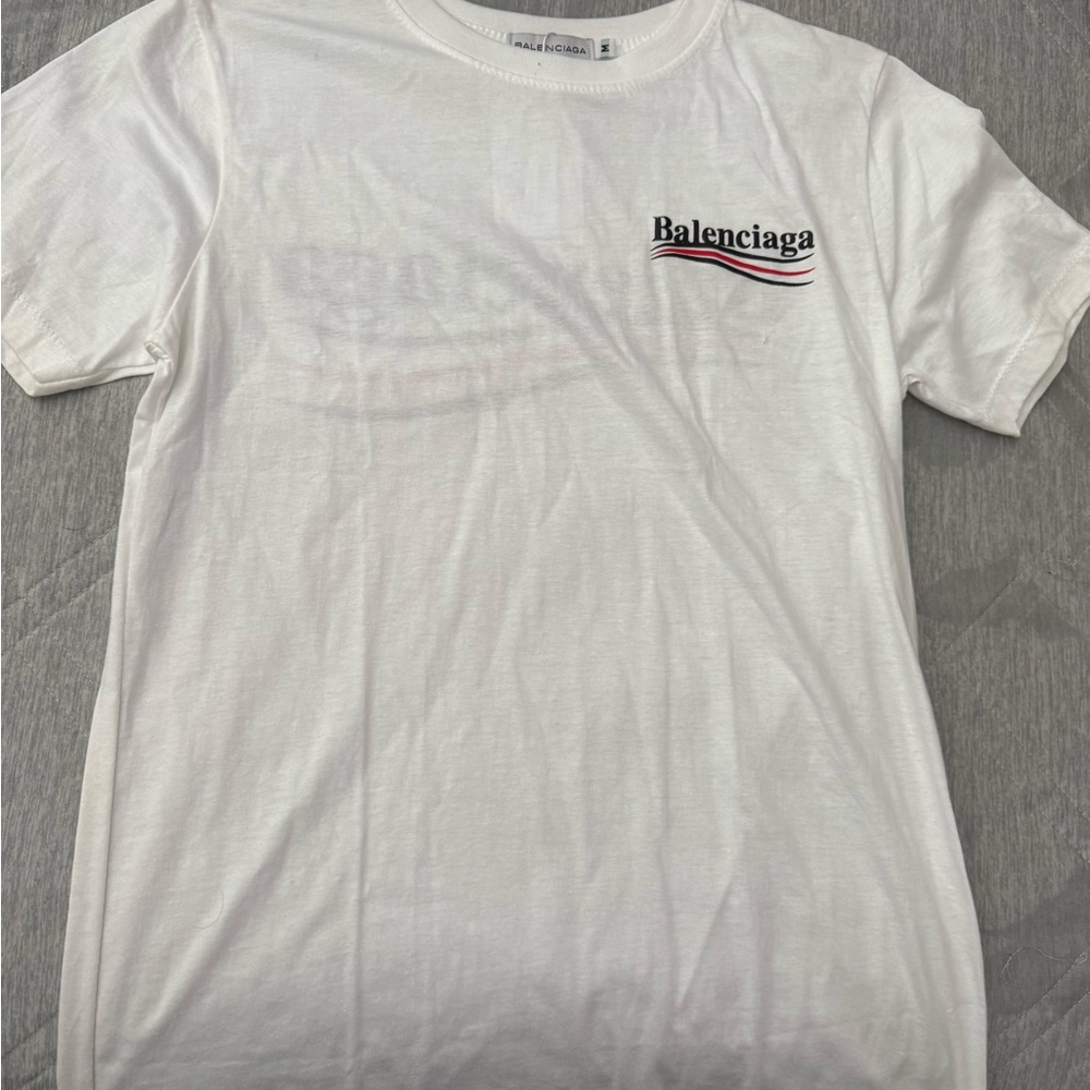 Balenciaga White T-Shirt